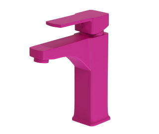 Wastafelkraan CUBIC | Barbie inclusief aansluitslangen